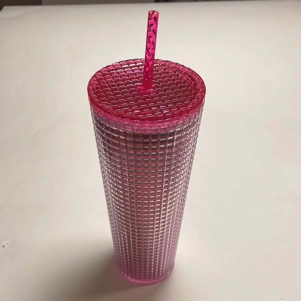 Starbucks NWT Cold Cup Pink 24oz Acrylic Tumbler